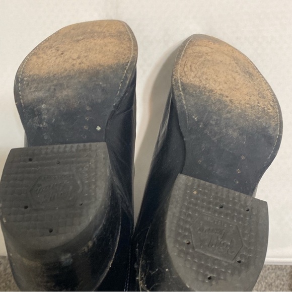 Tony Lama Men’s Black Cowboy Boots - 11B - Picture 7 of 8